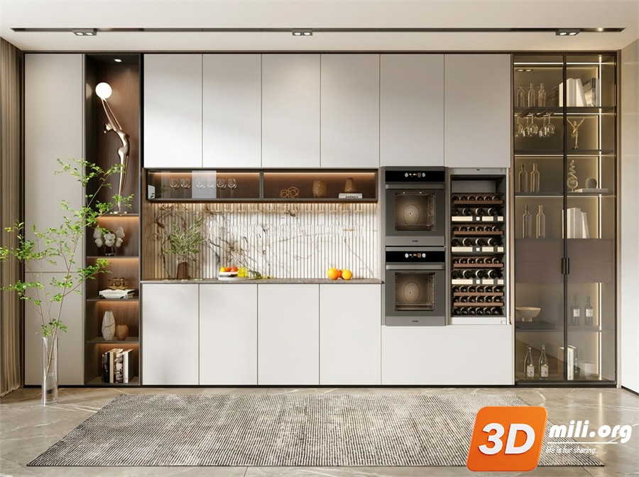 Wine cabinet Skp Files